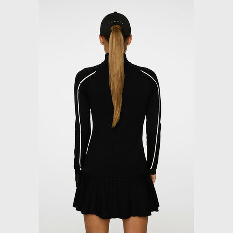 J.LINDEBERG（レディース）ゴルフウェア Aubree フルジップモックセーター 072-54915-25AW