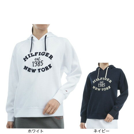 トミーヒルフィガー（TOMMY HILFIGER）（レディース）ゴルフウェア 吸水速乾 スウェットフーディ パーカー THLA453