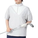 ルコックスポルティフ(lecoqsportif)(レディース)ゴルフウェア 半袖ブルゾン LG5SWB01L GY00