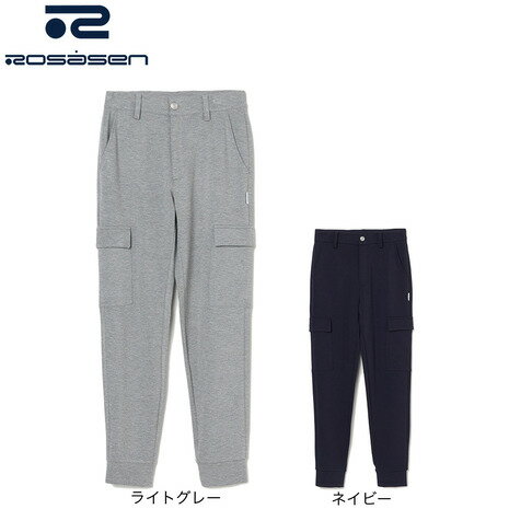 ROSASEN（レディース）ゴルフウェア ダンボールニットロングパンツ 048-73311-25SS