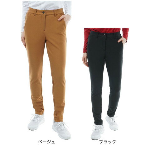 トミーヒルフィガー（TOMMY HILFIGER）（レディース）ゴルフウェア ウォームストレッチ スリムパンツ THLA371