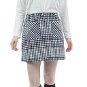トミー ヒルフィガー ゴルフ(TOMMY HILFIGER GOLF)(レディース)ゴルフウェア 千鳥チェック柄 スカート THLA264-NVY