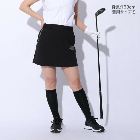 【最大1万Pバック エントリー＆抽選 11/18限定】ピン（PING）（レディース）ゴルフウェア 速乾 ジャカードストレッチスカート 622-4134202