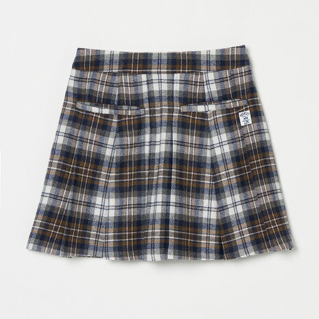 ROSASEN（レディース）ゴルフウェア インナーパンツ付き プリーツチェックスカート 048-74842-25AW