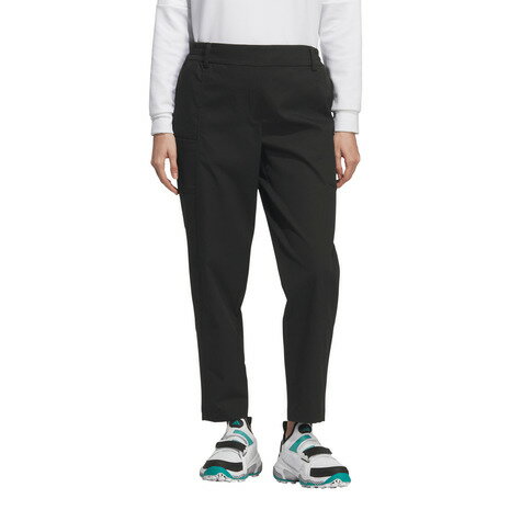 【最大1万Pバック エントリー＆抽選 11/18限定】アディダス（adidas）（レディース）ゴルフウェア ツイストウィーブ カーゴ アンクル パンツ JUW98-JM9626 BLK