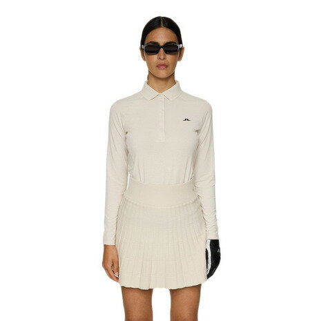 J.LINDEBERG（J.LINDEBERG）（レディース）ゴルフウェア Flor 長袖ポロシャツ 072-24910-25AW-006