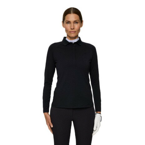 J.LINDEBERG（J.LINDEBERG）（レディース）ゴルフウェア Flor 長袖ポロシャツ 072-24910-25AW-019