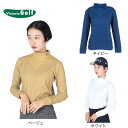 【7/15限定 最大1万Pバック要エントリー&抽選】フィドラ(FIDRA)(レディース)ゴルフウェア 保温 長袖ハイネックシャツ FD5QUG20