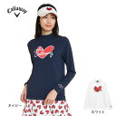 キャロウェイ(CALLAWAY)(レディース)ゴルフウェア ラブキャロウェイ 長袖 モックネックシャツ C25133220