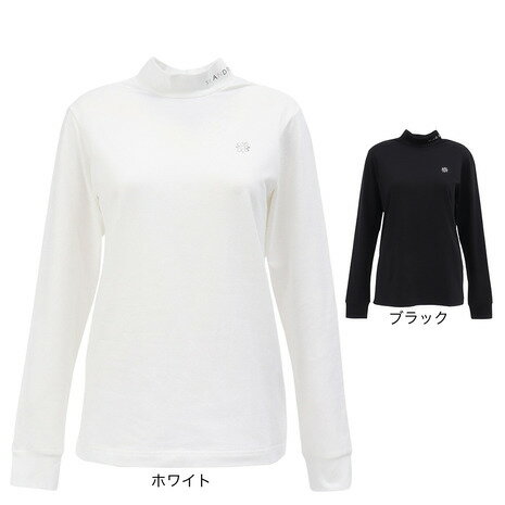 【最大1万Pバック エントリー＆抽選 11/18限定】セントアンドリュース（ST.ANDREWS）（レディース）ゴルフウェア ベア天竺 長袖 ハイネックカットソー 043-5266952