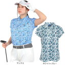 フィドラ フィドラ（FIDRA）（レディース）ゴルフウェア シックボタニカル半袖ポロシャツ FD5PUG14