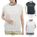 トミーヒルフィガー(TOMMY HILFIGER)(レディース)ゴルフウェア ロゴフレンチスリーブモックシャツ THLA430(4)