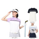 フィドラ(FIDRA)(レディース)ゴルフウェア 吸汗 速乾 消臭 ハイネック半袖ポロ FD5PUG08