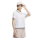 アディダス(adidas)(レディース)ゴルフウェア バッジ オブ スポーツ ジャカード ロゴ半袖ポロシャツ KTN34-JE8300W
