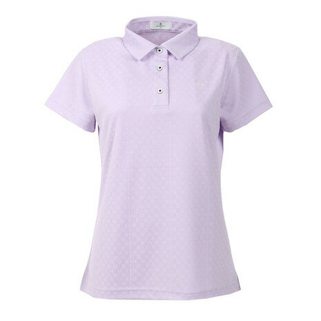 マンシング（MUNSING）（レディース）ゴルフウェア 吸汗速乾 ジャカードロゴモチーフテーラーカラーシャツ MGWVJA02CH PP00