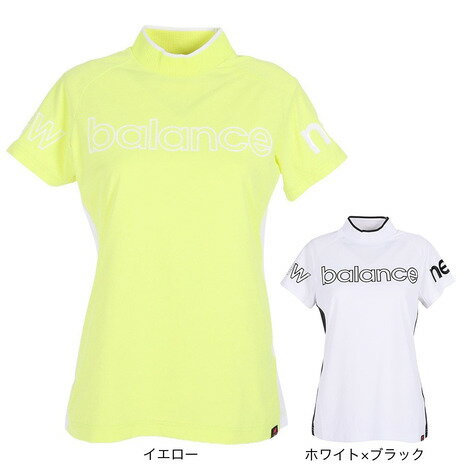 ニューバランス（new balance）（レディース）ゴルフウェア 半袖 モックネック プルオーバー 012-3166...