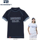 ROSASEN(レディース)ゴルフウェア 吸水速乾 ソロナ天竺 半袖モックネックシャツ 045-23241-25SS