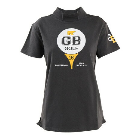 【1,500円OFFクーポン 5/20限定 2万円以上購入】GB GOLF（ゴールデンベア ゴルフ）（レディース）ゴルフウェア GBG TEEUP モックネックTシャツ 310H5500-C99