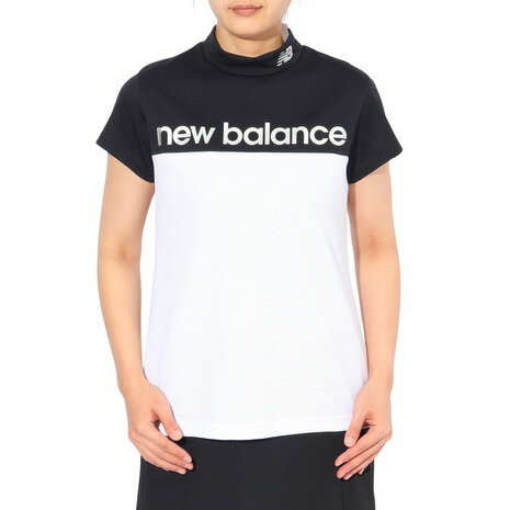 ニューバランス（new balance）（レディース）ゴルフウェア 吸水速乾 半袖 モックネック プルオーバー 012-5166503