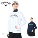 【7/18限定 最大1万Pバック要エントリー&抽選】キャロウェイ(CALLAWAY)(レディース)ゴルフウェア ロゴプリント裏毛クルーネックスウェット C231...