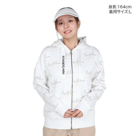 ニューバランス（new balance）（レディース）ゴルフウェア スウェット フルジップフーディ 012-5262502