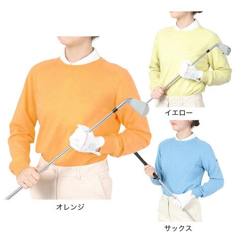 エピキュール（epicure）（レディース）ゴルフウェア 長袖 14GG天竺クルーネックプルオーバー 152-10910