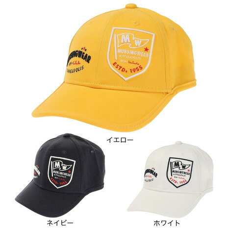 マンシングウエア（MUNSING WEAR）（レディース） コットンツイルイヤーカーブキャップ MGCTJC06CH