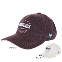 クランク(CLUNK)(レディース)ゴルフ 吸汗速乾 防寒 コーデュロイキャップ CL5QWA27