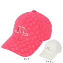 J.LINDEBERG(レディース)ゴルフ 速乾 Anga Jacquard キャップ アジャスター付き 073-53362