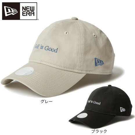 ニューエラ（NEW ERA）（レディース）ゴルフ ロングバイザー キャップ 9TWENTY Golf is good 14669019 14669020