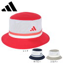 【7/18限定 最大1万Pバック要エントリー&抽選】アディダス(adidas)(レディース)ゴルフ 吸汗速乾 メッシュ スプリング バケットハット KVM10