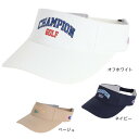 チャンピオン(CHAMPION)(レディース)ゴルフ 接触冷感 サンバイザー CW-XG703C