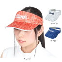 クランク(CLUNK)(レディース)ゴルフ 吸水速乾 冷感 総柄バイザー CL5RWD19