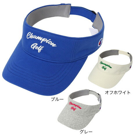 チャンピオン（CHAMPION）（レディース）ゴルフ 吸汗速乾 サンバイザー CW-ZG702C