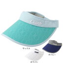 クランク(CLUNK)(レディース)ゴルフ シャンブレーワイドバイザー CL5TWD03