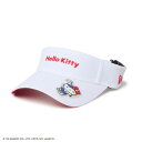 ニューエラ(NEW ERA)(レディース)サンバイザー ロングバイザー HELLO KITTY WHI 14348592