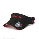 ニューエラ(NEW ERA)(レディース)サンバイザー ロングバイザー HELLO KITTY BLK 14348593