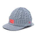 ニューエラ ニューエラ（NEW ERA）（レディース）ゴルフ 防寒 ニットキャップ バイザーニット ウーブンパッチ GRY 13327821