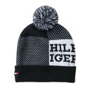 トミーヒルフィガー（TOMMY HILFIGER）（レディース）ゴルフ ニット帽 ビーニー THMB3F60-BLK