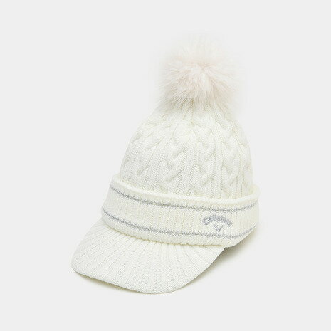 【10％クーポン！11/20〜11/25】キャロウェイ（CALLAWAY）（レディース）ゴルフ 定番 ツバ付き ビーニー C25291218