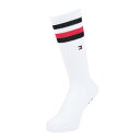 トミー ヒルフィガー ゴルフ(TOMMY HILFIGER GOLF)(レディース)ゴルフ フラッグミドルソックス 1足組 THMB2S1F