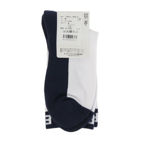 テーラーメイド（TAYLORMADE）（レディース）ゴルフ 抗菌防臭 ミドルソックス TJ060ーN94579