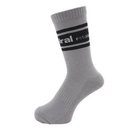 アドミラル ゴルフ（Admiral GOLF）（レディース）ゴルフ 吸汗速乾 抗菌防臭 ライン ミドルソックス ADMB4ABL-GRY