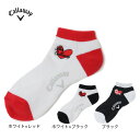キャロウェイ(CALLAWAY)(レディース)ゴルフ ラブキャロウェイ アンクルソックス C25193202
