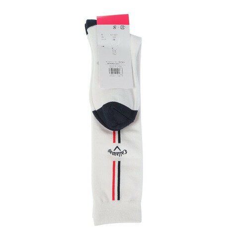 【10％クーポン！11/20〜11/25】キャロウェイ（CALLAWAY）（レディース）ゴルフ 吸汗速乾 抗菌防臭 ラインハイソックス C23193211-1030