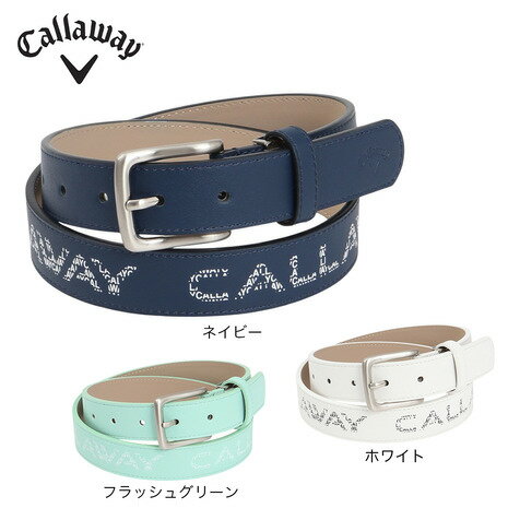 キャロウェイ（CALLAWAY）（レディース）ゴルフ ロゴプリントベルト C25192200