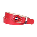 トミーヒルフィガー(TOMMY HILFIGER)(レディース)ゴルフ ベルト THMB1SV1-RED