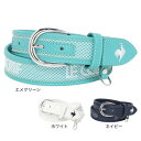 【9/11 1:59まで エントリーでさらに最大P10倍】ルコックスポルティフ(lecoqsportif)(レディース)ゴルフ ロゴメッシュベルト LG5SBL...