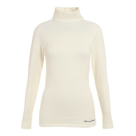 【1/29 1:59まで さらに最大P10倍】トミーアーマー（Tommy Armour）（レディース）ゴルフウェア インナー 発熱 保温 ヒートクロス ウール混ハイネック TAGC22F080006 WHT