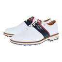 【4/1限定 最大6,000円OFFクーポン！】フットジョイ（FootJoy）（メンズ）ゴルフシューズ ドライジョイズ プレミア パッカード レース WT/NV/RD 53932W その1